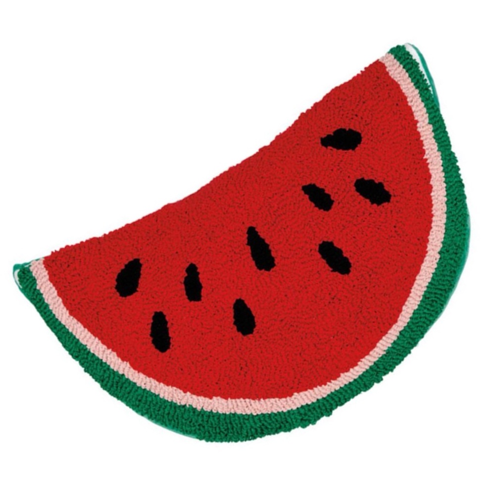 Kirkton House Large Watermelon Wedge Slice Shaped Fruit Accent Decor Pillow